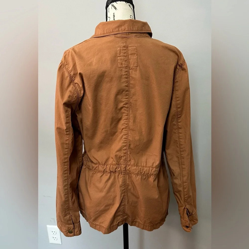 🍂🍂Jacket Old Navy Brown Cotton  with Floral Lining 🍂🍂 - Picture 11 of 14